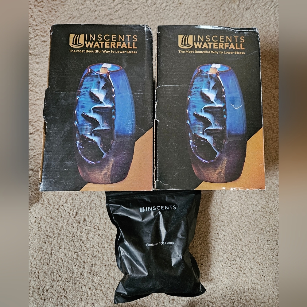 Incents waterfall w/bag of cones